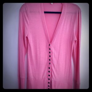 Snap down v neck cardigan